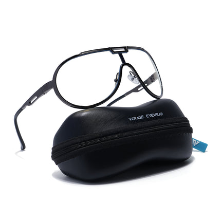 Voyage Grey Wrap Around Eyeglasses for Men & Women - MG5592-C3