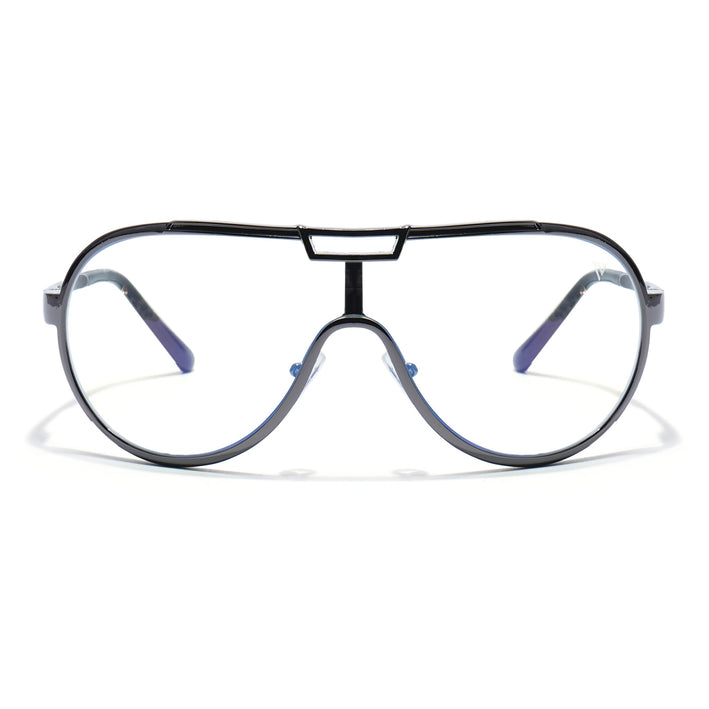 Voyage Grey Wrap Around Eyeglasses for Men & Women - MG5592-C3