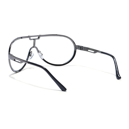 Voyage Grey Wrap Around Eyeglasses for Men & Women - MG5592-C3