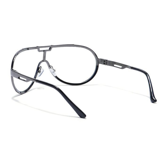 Voyage Grey Wrap Around Eyeglasses for Men & Women - MG5592-C3