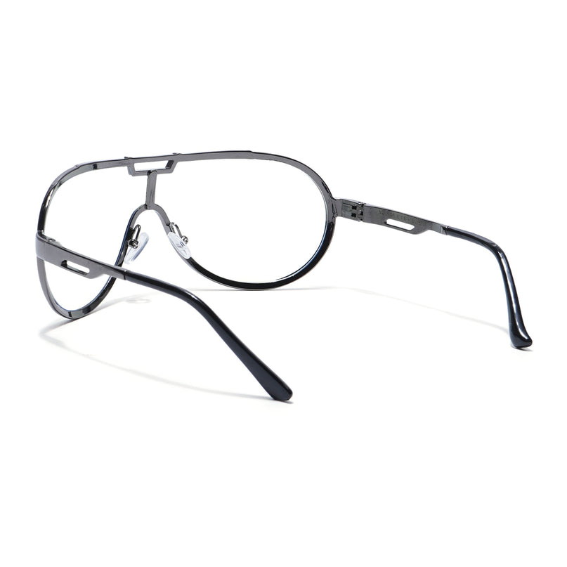 Voyage Grey Wrap Around Eyeglasses for Men & Women - MG5592-C3