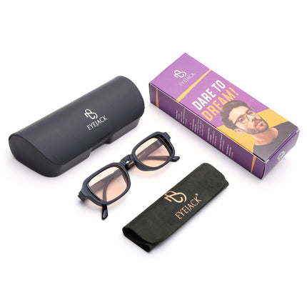 DEUK - Shine Black I Light Brown Lens - 3636CL502-C3