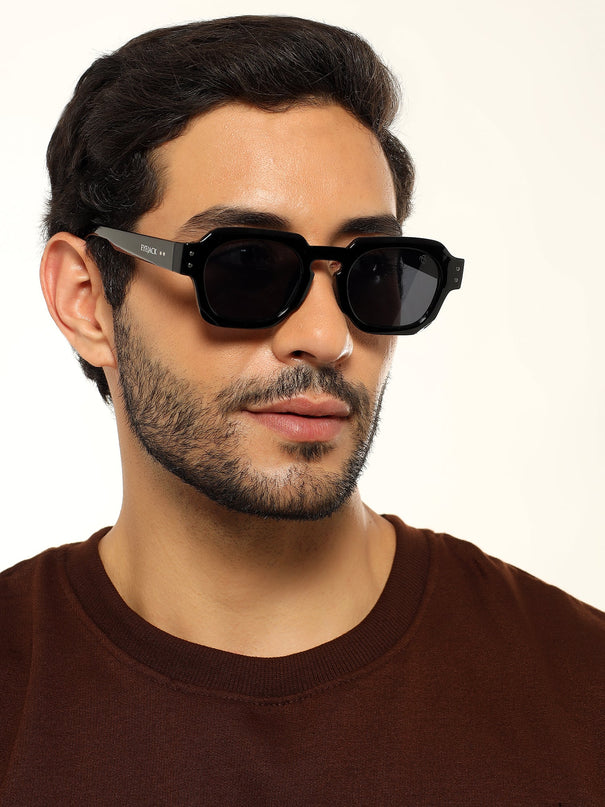 Milan - Black Round Sunglasses (3717CL990)