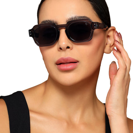 Milan - Grey Round Sunglasses (3717CL993)