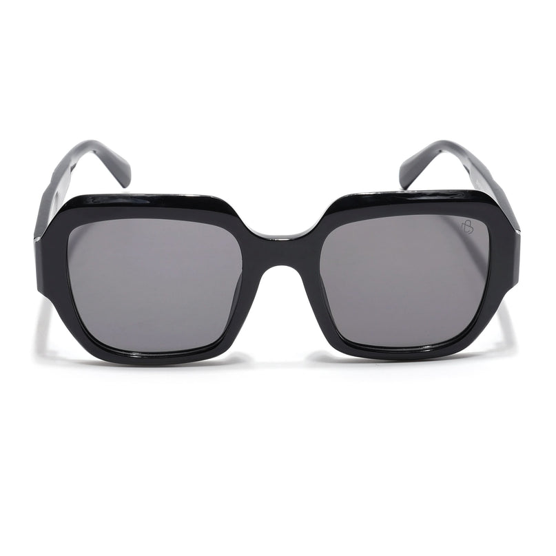 Eyejack Black Oversize Sunglasses for Women (3732CL994)