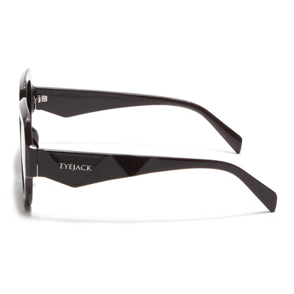 Eyejack Brown Oversize Sunglasses for Women (3732CL995)