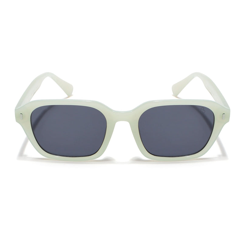 Eyejack Sea Green Square Sunglasses for Men & Women (3740CL1001)