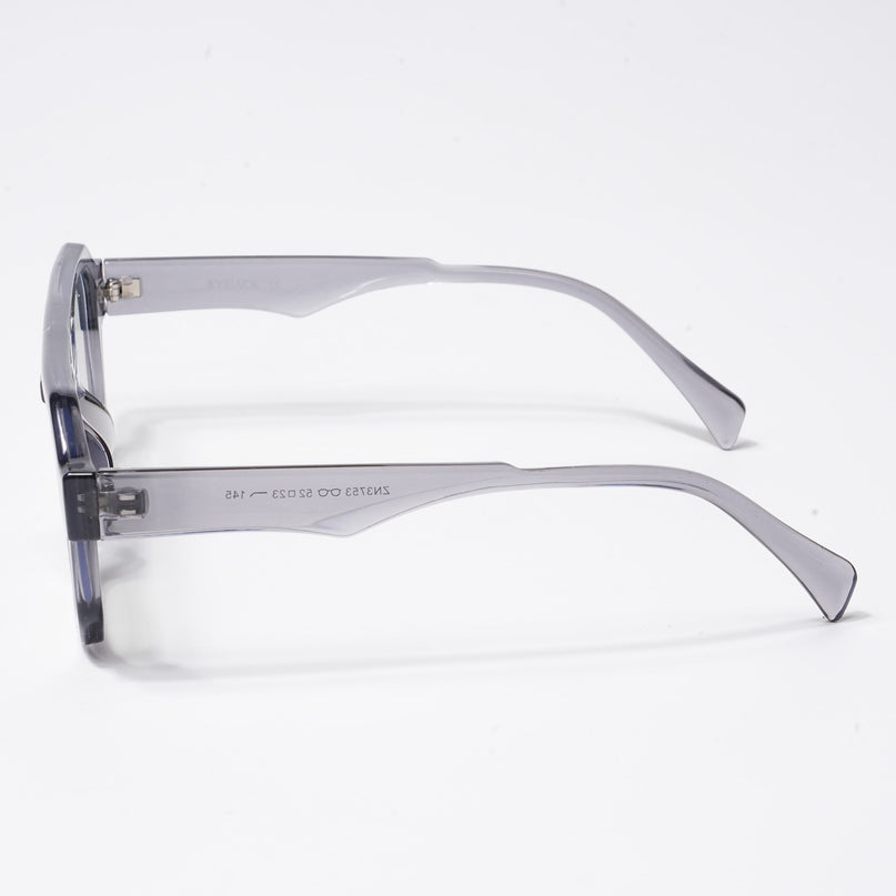 Eyejack Grey Square Eyeglasses for Men & Women (3753CL511-C2)