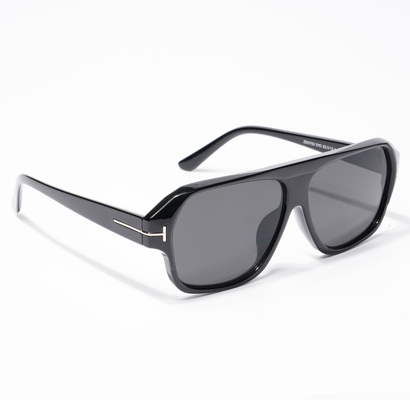 BEAM - Shine Black Square Sunglasses I 3793CL512-C1