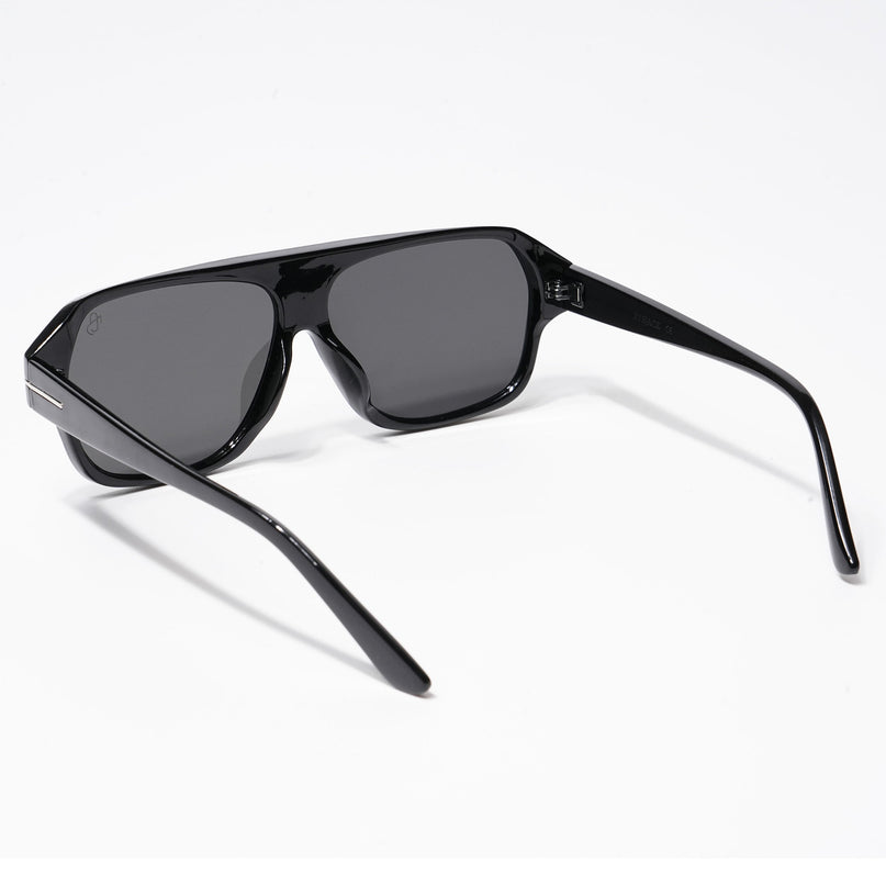 BEAM - Shine Black Square Sunglasses I 3793CL512-C1
