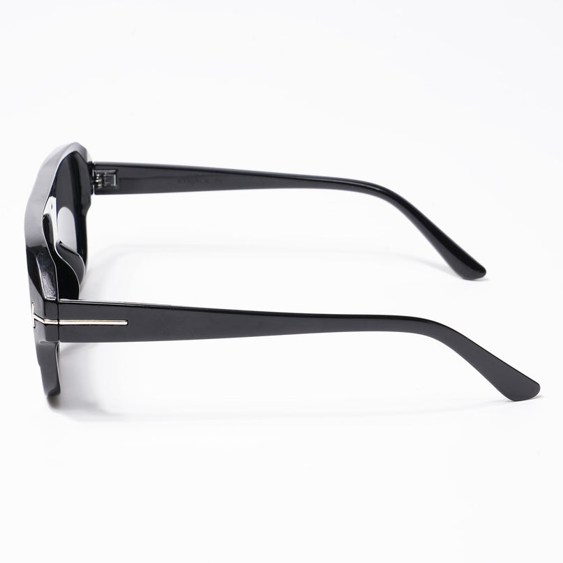 BEAM - Shine Black Square Sunglasses I 3793CL512-C1