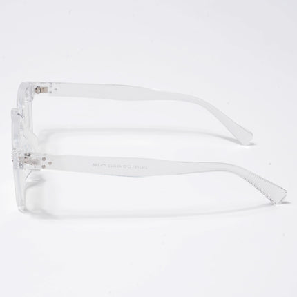 Eyejack Transparent Square Eyeglasses for Men & Women (3797CL523-C3)