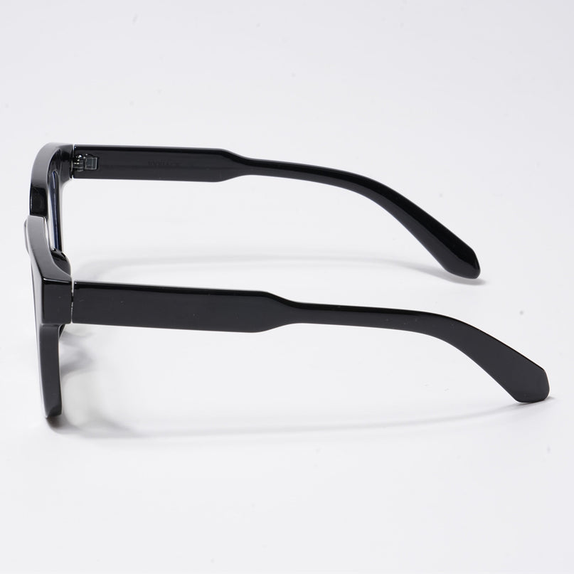Cubix - Shine Black Square Eyeglasses I Transparent Lens (3803CL529-C1)