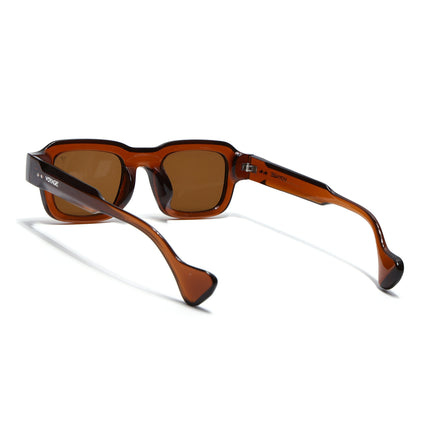 Square Sunglasses for Men & Women (Brown Lens | Brown Frame - MG7157)