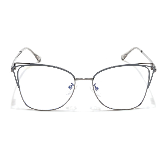 Voyage Glam Grey Cateye Eyeglasses for Women - MG6536-C2