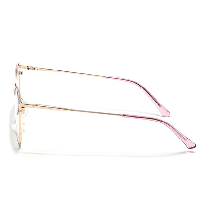 Voyage Glam Golden & Purple Cateye Eyeglasses for Women - MG6548-C7