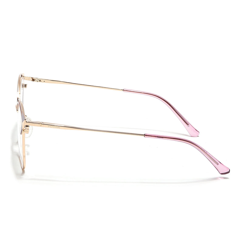 Voyage Glam Golden & Purple Cateye Eyeglasses for Women - MG6548-C7