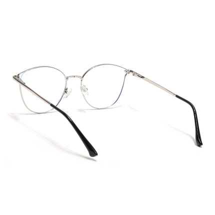 Voyage Glam Green & Silver Cateye Eyeglasses for Women - MG6550-C2
