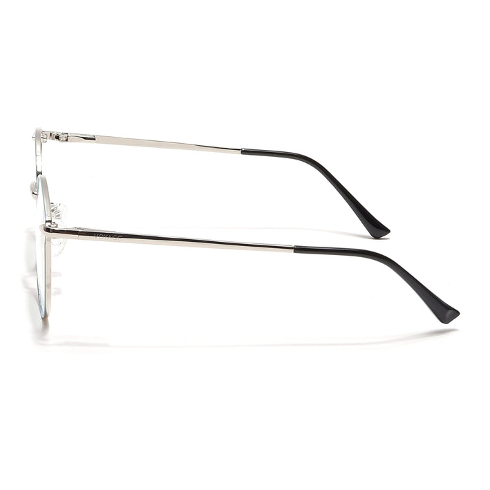 Voyage Glam Green & Silver Cateye Eyeglasses for Women - MG6550-C2