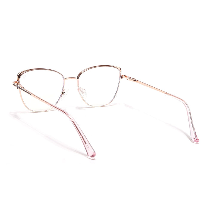 Voyage Glam Golden & Purple Cateye Eyeglasses for Women - MG6562-C7