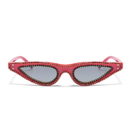 Black & Red Cateye Sunglasses - MG4369