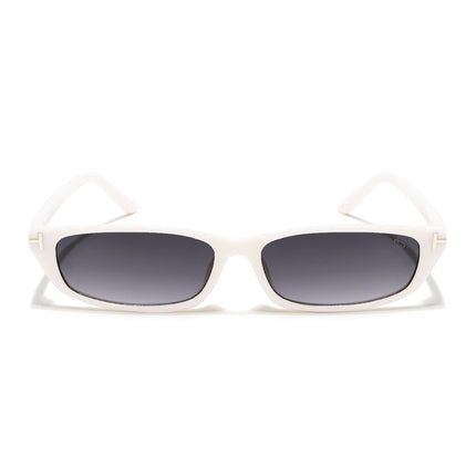 Eyejack White Rectangle Sunglasses for Women (3972CL1023)