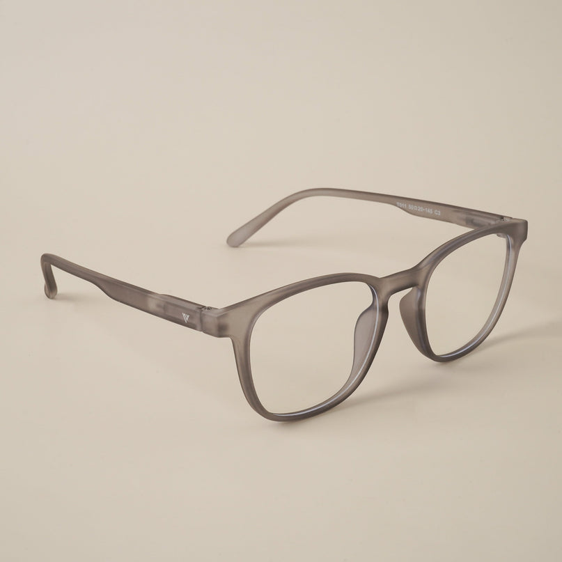 Voyage Air Grey Square Eyeglasses for Men & Women - MG4734-C8