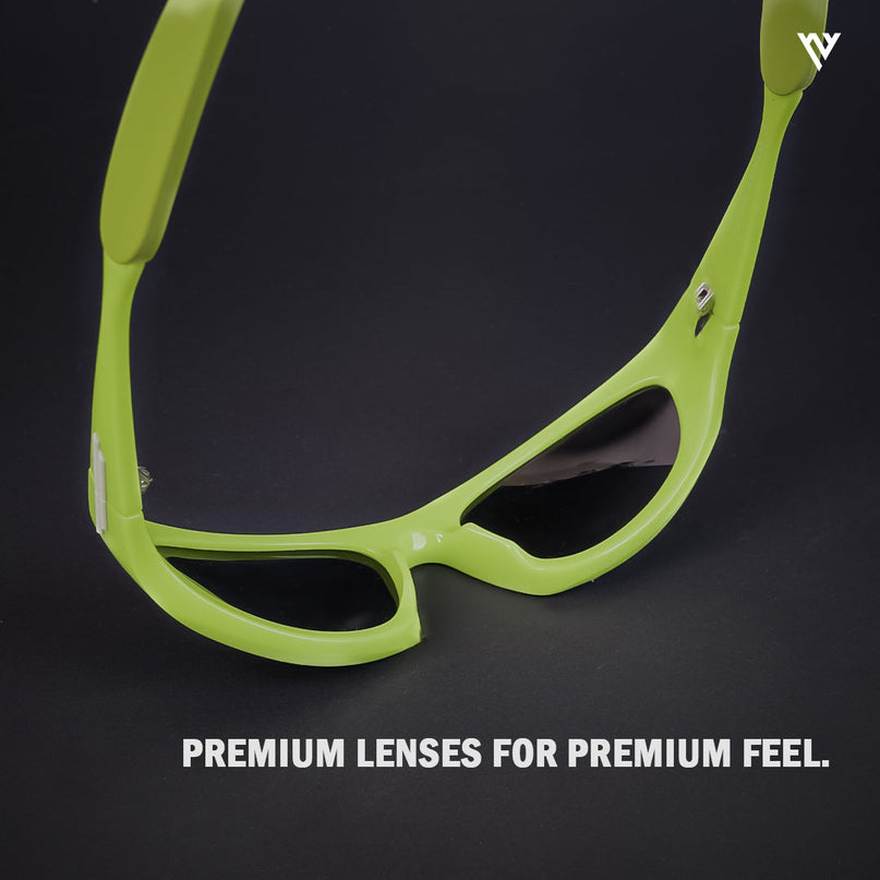 Echelon | Black Wrap Around Polarized Sunglasses - PMG4019