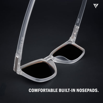 Aegis | Red Wayfarer Polarized Sunglasses - PMG3974