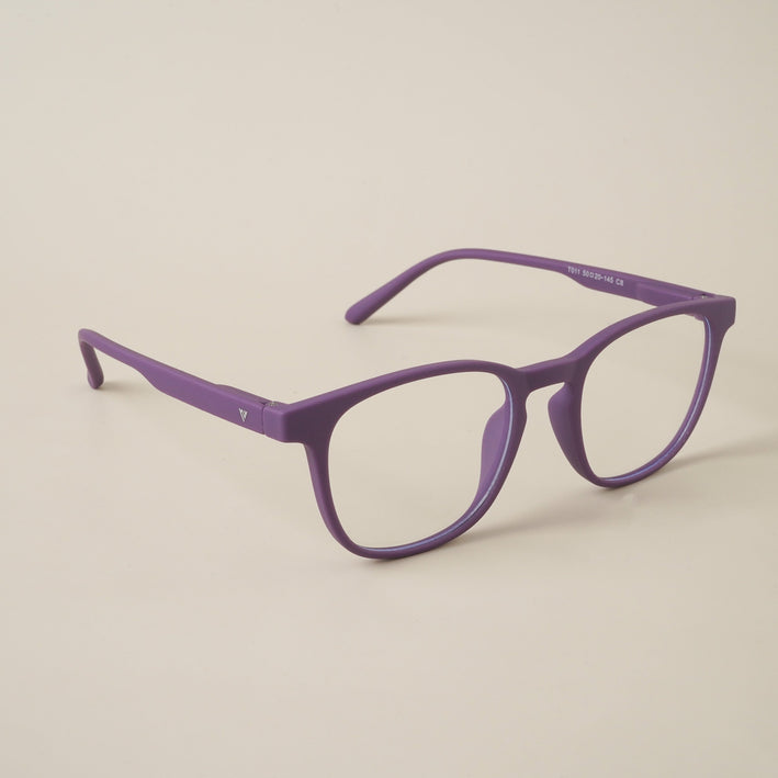Voyage Air Purple Square Eyeglasses for Men & Women - MG4731-C5