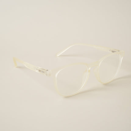 Voyage Air Light Yellow Square Eyeglasses for Men & Women - MG4728-C2