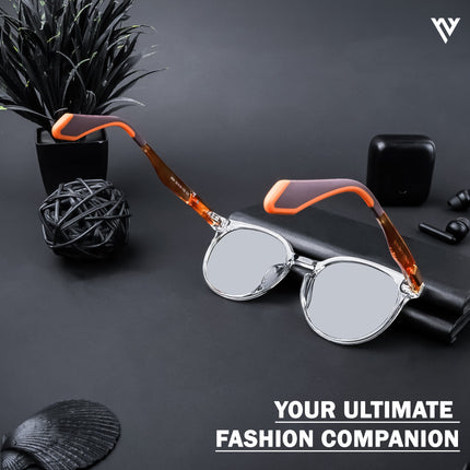 Active Transparent Round Polarized Sunglasses - PMG4471