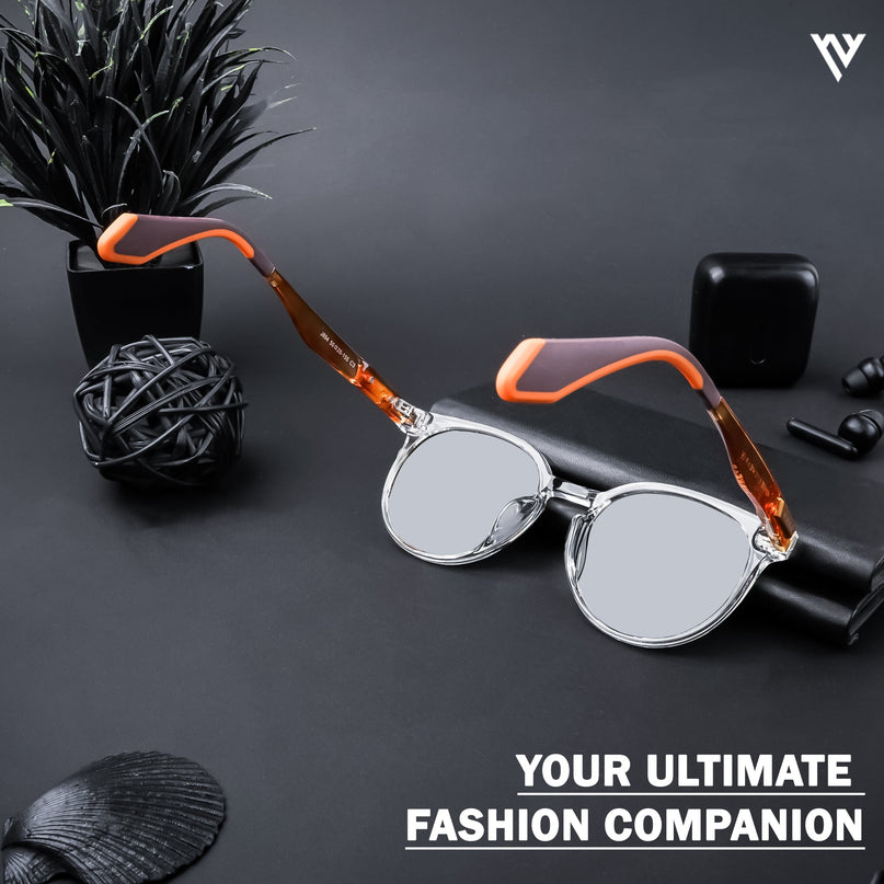 Active Transparent Round Polarized Sunglasses - PMG4471