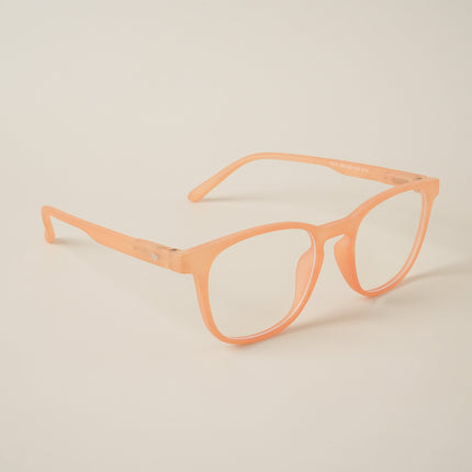 Voyage Air Orange Square Eyeglasses for Men & Women - MG4730-C4