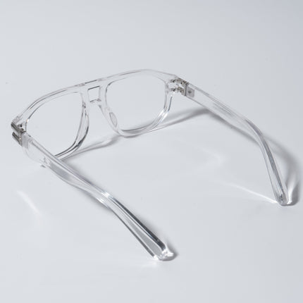 Eyejack Shadow Transparent Wayfarer Eyeglasses for Men & Women (82104MG4959-C2)