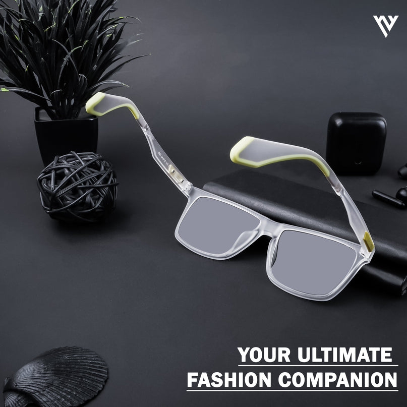 Active Transparent Wayfarer Polarized Sunglasses - PMG4476