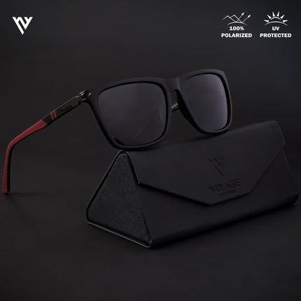 Matt Black Wayfarer Polarized Sunglasses - PMG4492