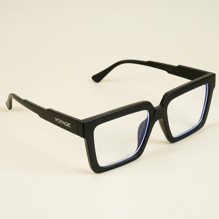 Voyage Goat Matt Black Wayfarer Eyeglasses for Men & Women - MG5165-C3