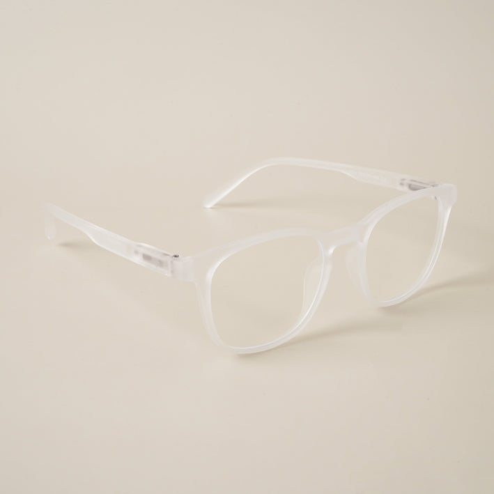 Voyage Air Clear Square Eyeglasses for Men & Women - MG4737-C10