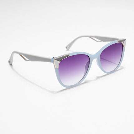 Starlet | Purple & Clear Cateye Sunglasses - MG4227