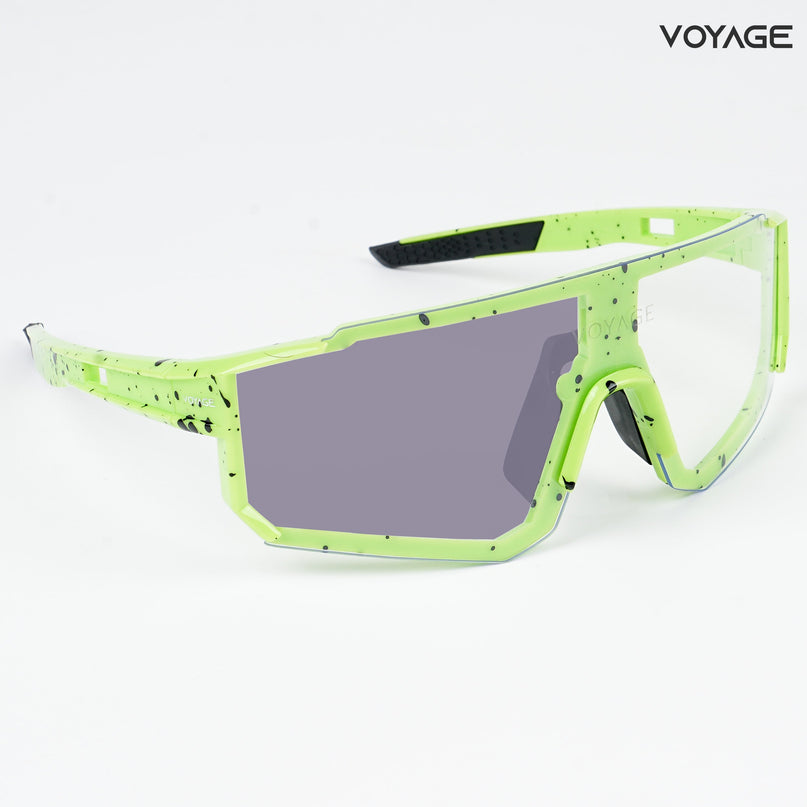 Voayge Drift Photochromic Green Eyeglasses for Men & Women - MG5604-C4