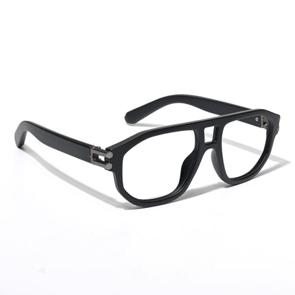 Eyejack Shadow Matt Black Wayfarer Eyeglasses for Men & Women (82104CL585-C1)