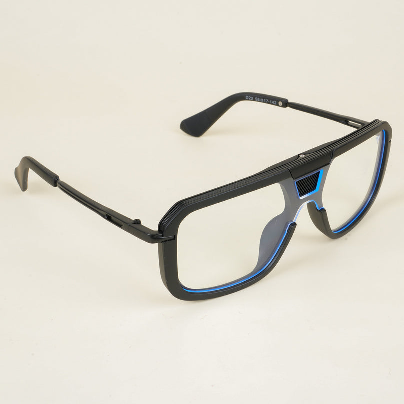 Voyage Goat Black Wayfarer Eyeglasses for Men & Women - MG5259-C3