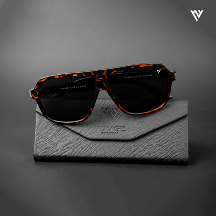 Wayfarer Demi Brown Polarized Sunglasses - PMG4827