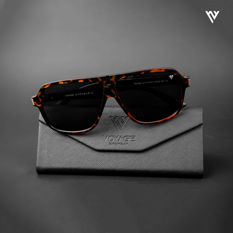 Wayfarer Demi Brown Polarized Sunglasses - PMG4827