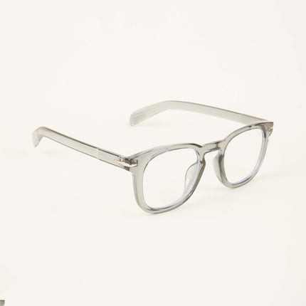 Voyage Light Grey Square Eyeglasses for Men & Women - MG4825-C3