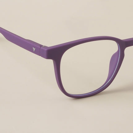 Voyage Air Purple Square Eyeglasses for Men & Women - MG4731-C5