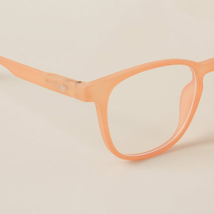 Voyage Air Orange Square Eyeglasses for Men & Women - MG4730-C4