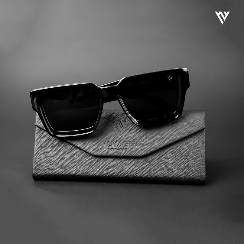 Phantom X | Black Wayfarer Polarized Sunglasses - PMG4114