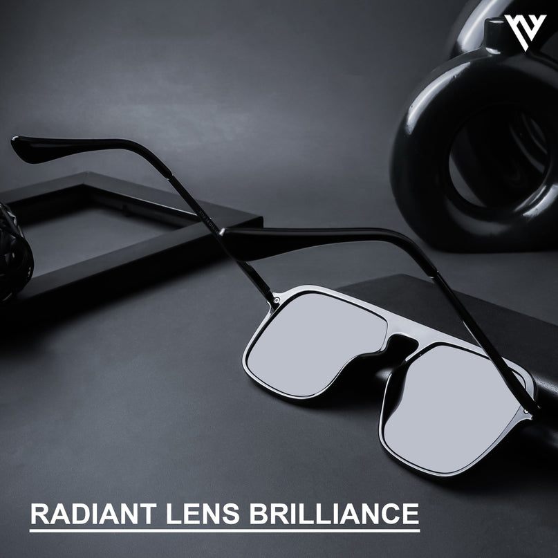 Aether | Black Wayfarer Polarized Sunglasses - PMG4578